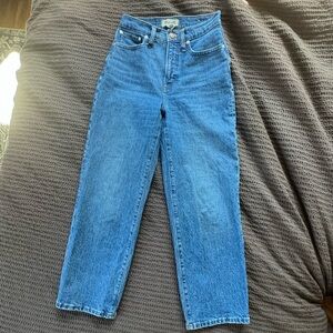 Madewell High Rise Blue Jeans